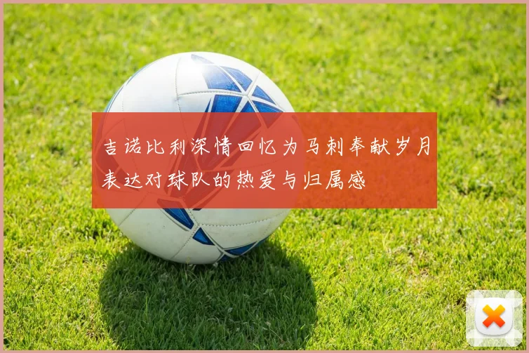 吉诺比利深情回忆为马刺奉献岁月表达对球队的热爱与归属感